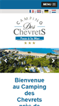 Mobile Screenshot of campingdeschevrets.fr